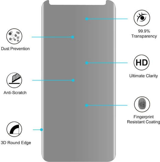 9h 3D 0.26mm Tempered Glass (Galaxy S9)