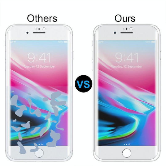 3D 0.1mm Full Face Tempered Glass 50τμχ (iPhone 8 Plus / 7 Plus)