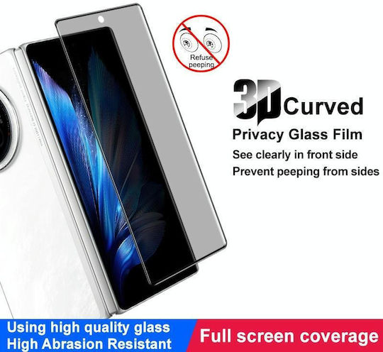 3D Privacy Full Face Tempered Glass (vivo X Fold3, vivo X Fold3 Pro, imak)