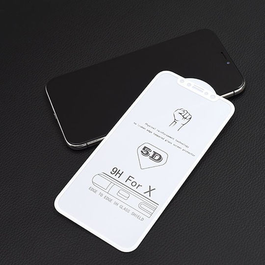 5D Vollflächig gehärtetes Glas (OnePlus 6T)