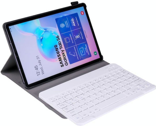 Flip Cover Cu Tastatură În Engleză SUA Auriu Samsung Galaxy Tab S6