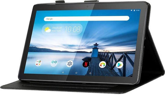 Флип Капак Кожен Розов Lenovo Tab M10 TB-X605F, TB-X505