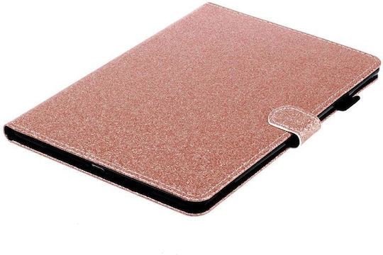 Флип Капак Кожен Розов Lenovo Tab M10 TB-X605F, TB-X505