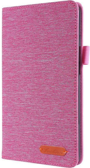 Horizontal Flip TPU Back Cover Pink Lenovo Tab M7