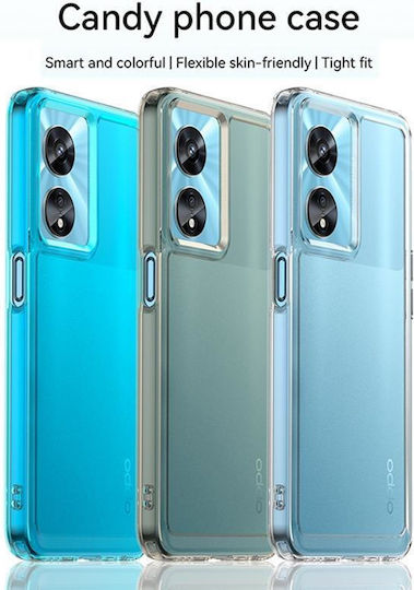 Back Cover Silicone Transparent (Oppo A57s)