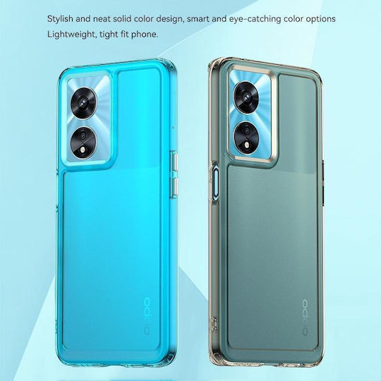 Back Cover Silicone Transparent (Oppo A57s)