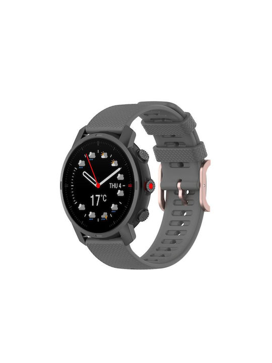 Polar Grit X Vantage M 22mm Dot Texture Watch Band Grey