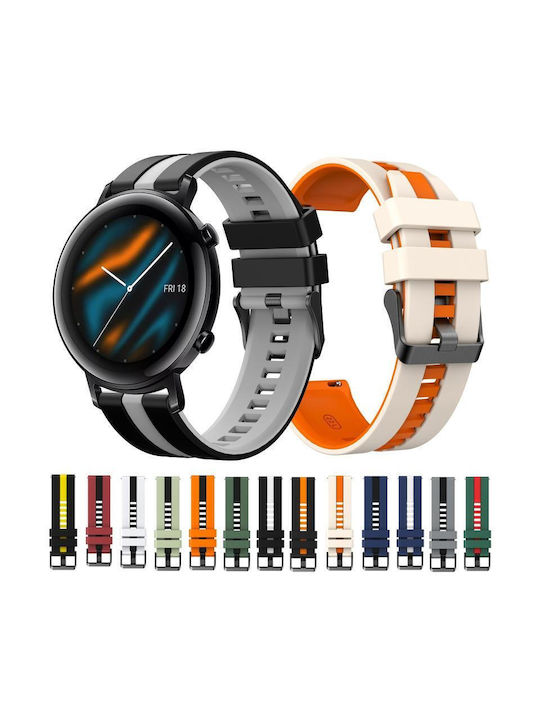 Λουράκι Σιλικόνης Μαύρο (Huawei Watch GT2 / GT3 (42mm) / GT3 Pro (43mm))