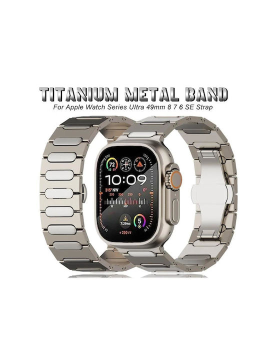 Silver Strap Galaxy Watch Ultra Ultra 2 Apple Watch 38/40/41/42mm