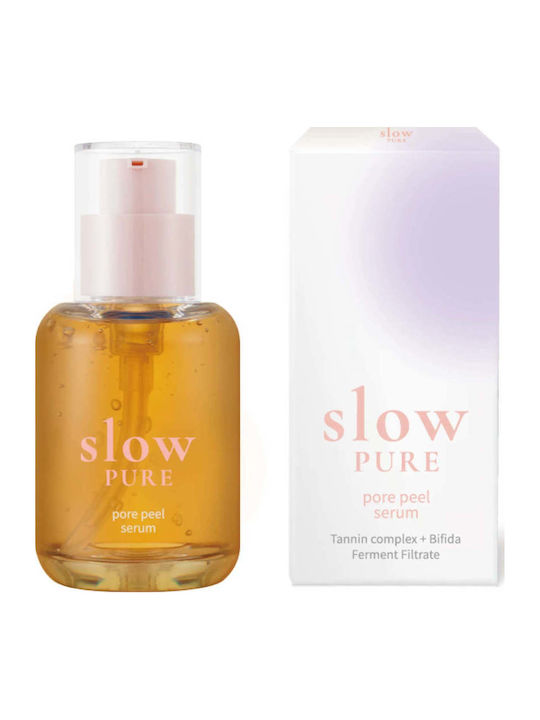 Pore Exfoliating Serum Tannin Complex + Bifida Ferment Filtrate Pore Peel Serum Slowpure 50 Ml Pore Exfoliating Serum Tannin Complex + Bifida Ferment Filtrate Pore Peel Serum Slowpure 50 Ml