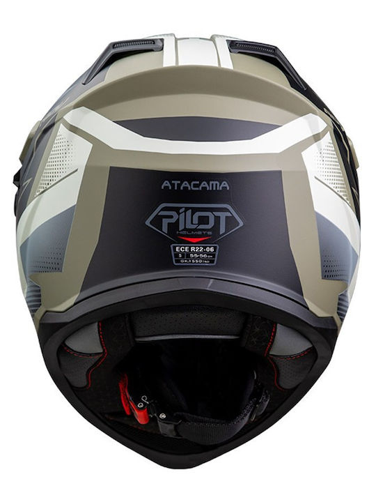 Pilot Atacama SV Full Face με Sun Visor ECE 22.06 Pilot Atacama SV Full Face με Sun Visor ECE 22.06