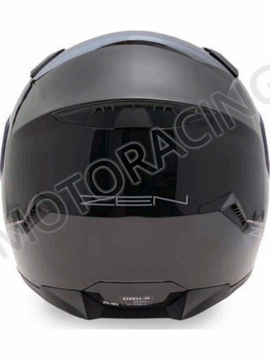 Zen ZN-883 Black Motorradhelm Volles Gesicht