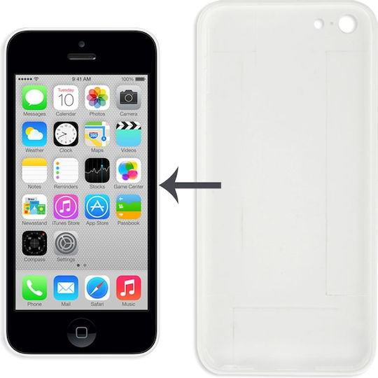 Capac Baterie Alb pentru iPhone 5C