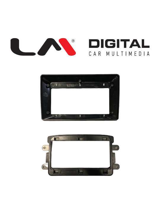 LM Digital Auto-Audiosystem für Renault Logan Dacia Staubwedel / Logan / Sandero 2013 2018 (Bluetooth/USB/WiFi/GPS/Apple-Carplay/Android-Auto)