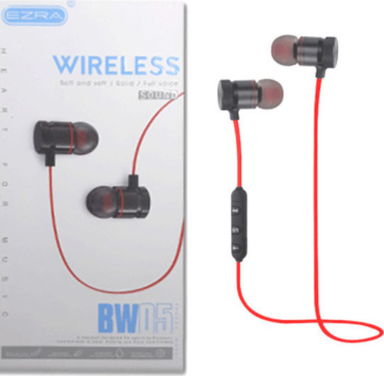 Ezra BW05 In-ear Bluetooth Handsfree Ακουστικά Μαύρα