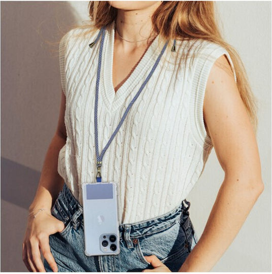 Zanae Necklace Lace Κινητό In Navy