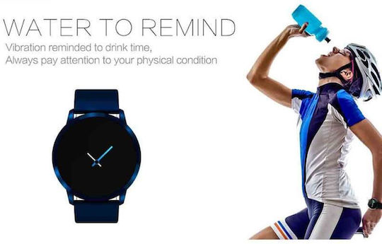 Smartwatch με Παλμογράφο (Μαύρο)