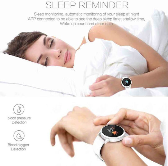 Smartwatch με Παλμογράφο (Μαύρο)