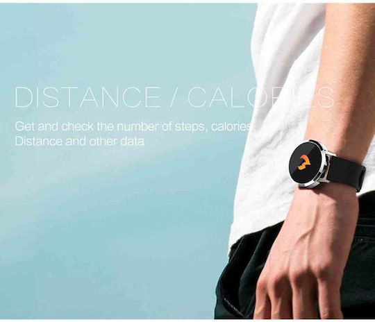 Smartwatch με Παλμογράφο (Μαύρο)