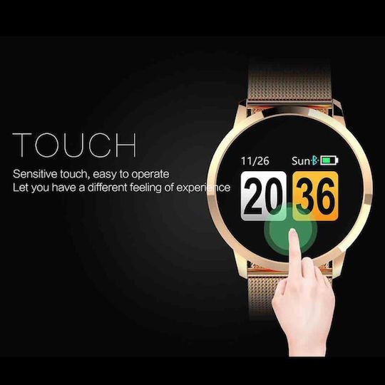 Smartwatch με Παλμογράφο (Μαύρο)