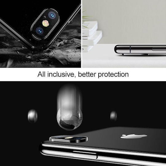 Camera Protection Metal Frame Silver for the iPhone X