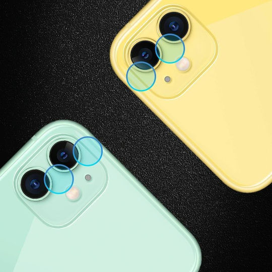 9h 2.5d Kameraschutz Gehärtetes Glas Red für das iPhone 11