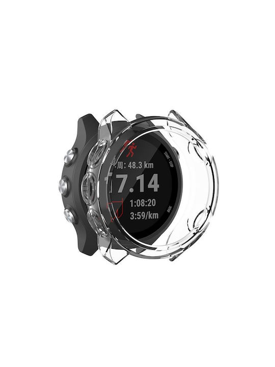 Θήκη Σιλικόνης σε Διάφανο χρώμα για το Garmin Forerunner 245 For Garmin Forerunner 245 / 245M Smart Watch