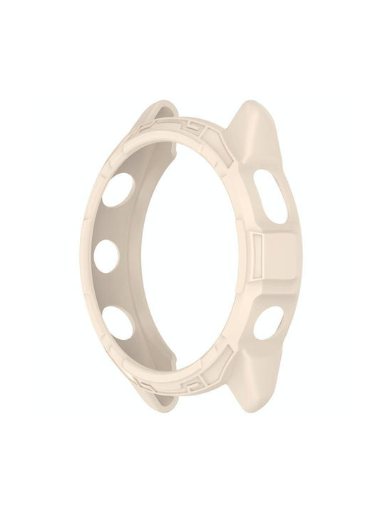 Forerunner Plastic Case with Glass in White color for Garmin Forerunner 265