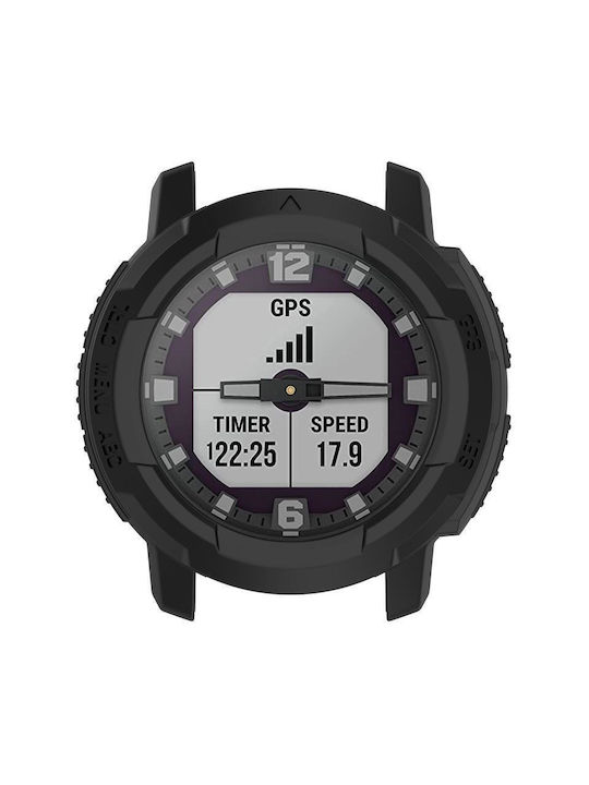Armor Carcasă de Silicon în culoarea Negru pentru Garmin Instinct Crossover