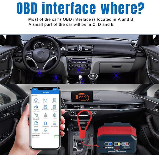 Car Diagnostics Bluetooth Tool OBD 2