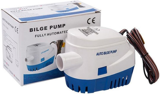 750gph-24v Blue Automatic Submersible Electric Water Pump Marine Bilge Pumps Boat Yacht