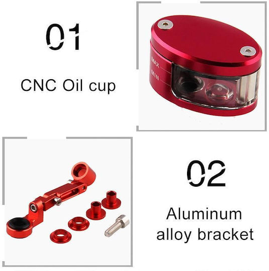 Motorcycle Modification Parts Front Brake Fluid Universal Brake Fluid Cup Kawasaki Suzuki Green