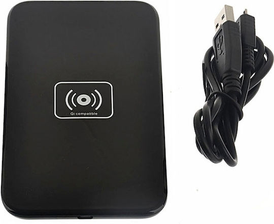 Qi Charging Receiver micro USB-B in Black color