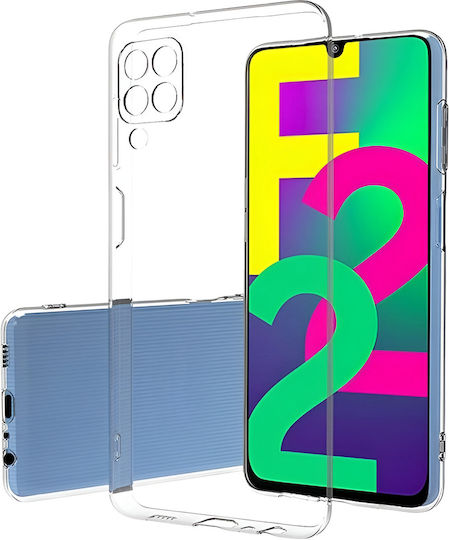 Protective Case Samsung Galaxy F22 Transparent Non-slip
