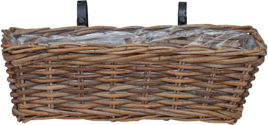 vidaXL Set 2 Kunststoff-Blumentöpfe Braun