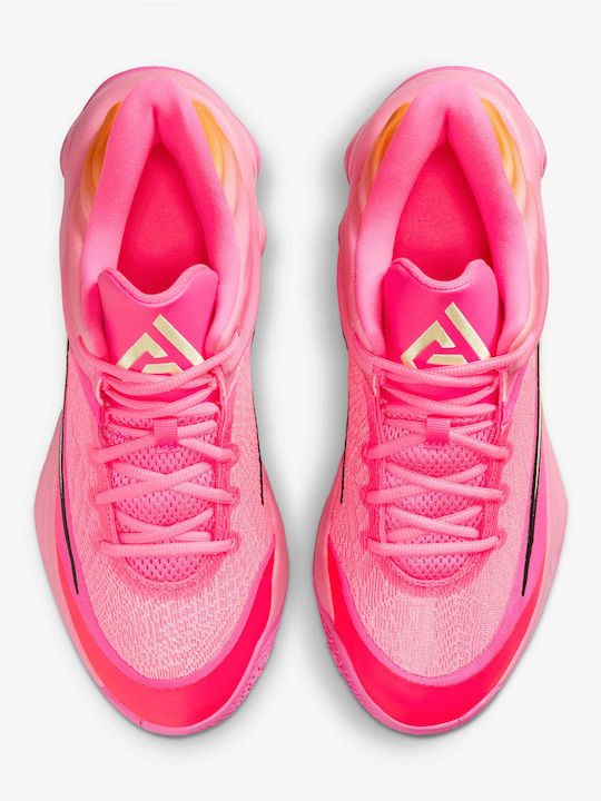 Giannis Immortality 4 Χαμηλά Μπασκετικά Παπούτσια Hyper Pink / Pinksicle / Total Orange / Citron Tint