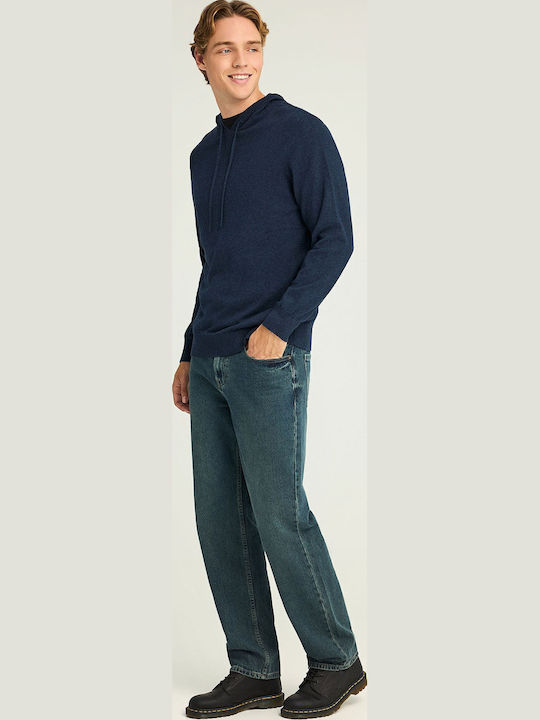 Long Sleeve Navy Blue Sweater