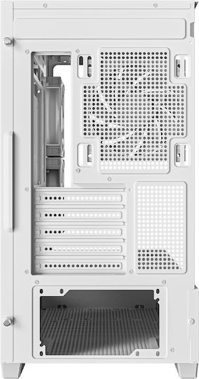 Deepcool CG380 3F Gaming Midi Tower Κουτί Υπολογιστή με Πλαϊνό Παράθυρο και ARGB Φωτισμό Λευκό