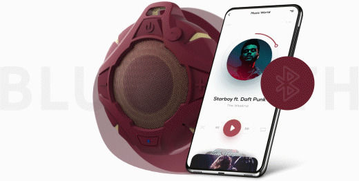 Samus Explore Impermeabil Boxă Bluetooth 5W cu Durată de Baterie până la 12 ore Roșu