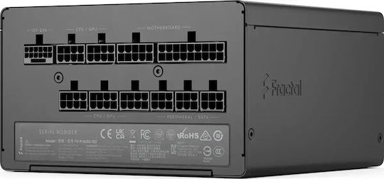 Fractal Design ION Gold 750W Μαύρο Τροφοδοτικό Υπολογιστή Full Modular 80 Plus Gold