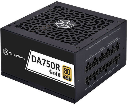 Silverstone DA750R 750W Μαύρο Τροφοδοτικό Υπολογιστή Full Modular 80 Plus Gold