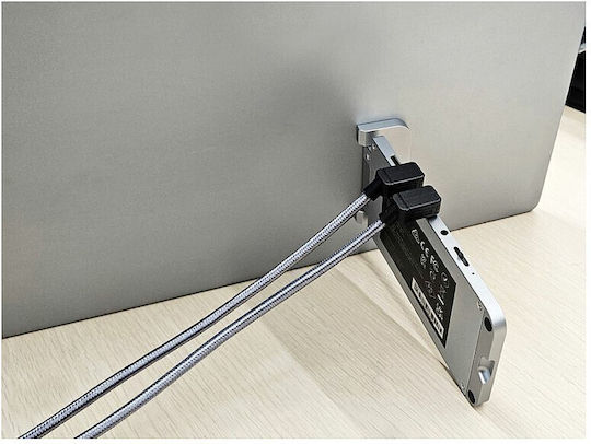 Equip Braided USB 4 Video Cable USB-C Male - USB-C 240W PD Silver 3m 128423