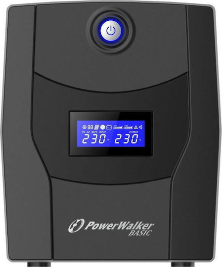 CyberPower CP1200EIPFCRM2U UPS Line-Interactive 1200VA 720W με 8 IEC Πρίζες