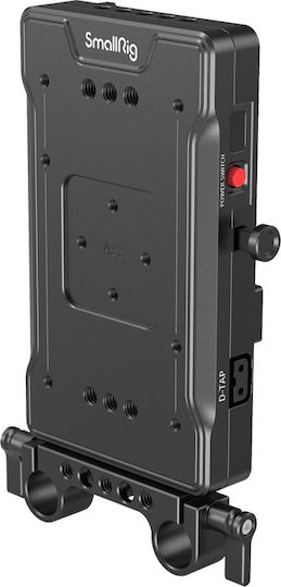 Placă de montare avansată pentru baterii V-mount Smallrig cu clemă dublă pentru tije de 15mm 3203b