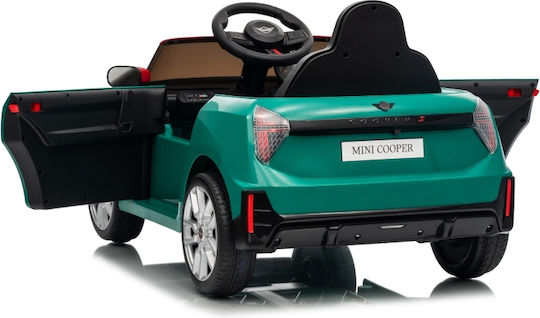Mini Cooper S Едноместен с Дистанционно Управление Лицензиран 12 Волта Зелен За 2+ Години