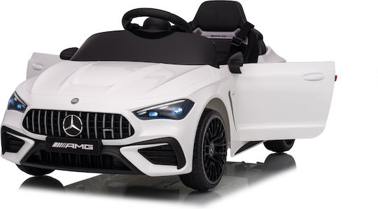 Mercedes CLE 53 AMG Einsitzer mit Fernbedienung Lizensiert 12 Volt Weiß für 2+ Jahre