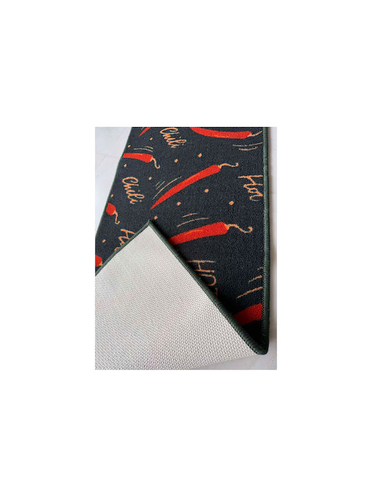 Chios Hellas No 14 Kitchen Mat Runner with Anti-slip Underlay Gray 57x140εκ.
