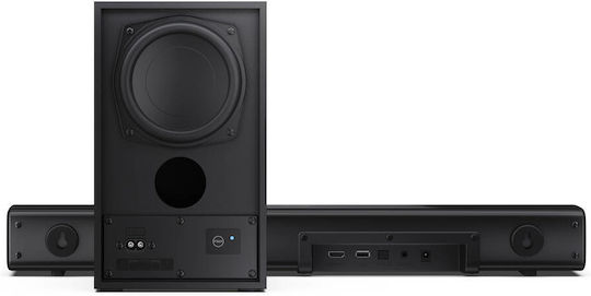 Sharp HT-SBW121 Soundbar 2.1 Bluetooth und HDMI 240W mit kabellosem Subwoofer Schwarz