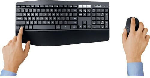 Serioux NK9810WR Безжично Комплект клавиатура и мишка Английски US Черен
