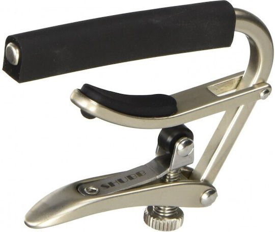 Shubb Metallic Clamp Capo for Bass Silver